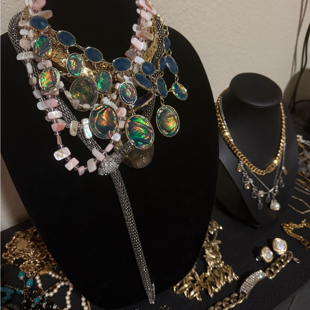 Elegant Multicolor Statement Necklace